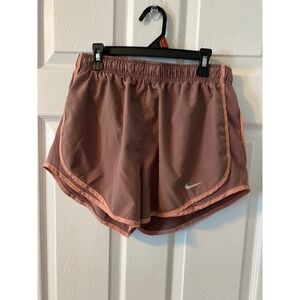 Nike Dri-FIT Tempo Running Shorts Mauve Purple PinkTrim Womens Medium 831558-646